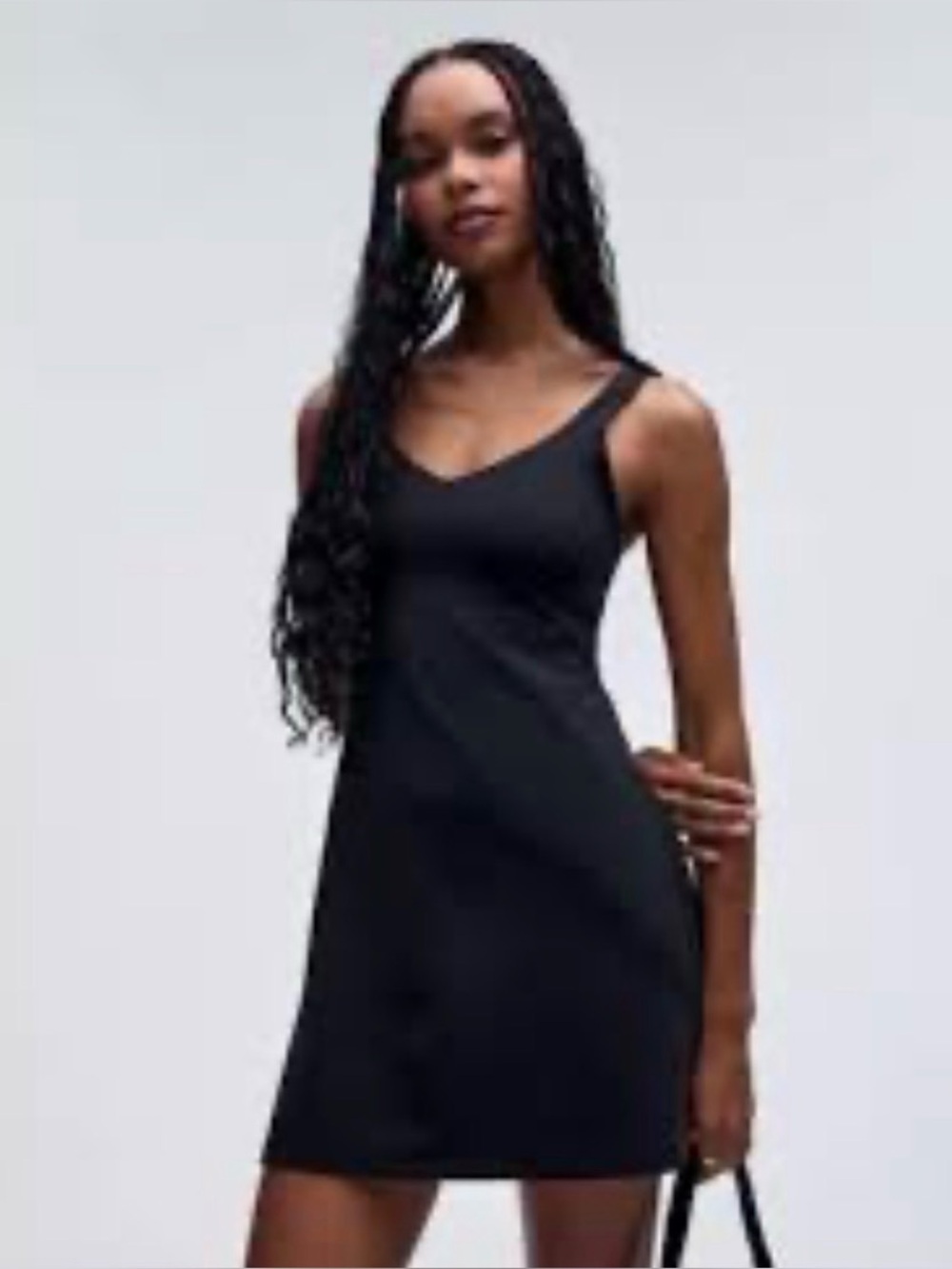 LULULEMON Sz 4 Black Align Dress with Shorts Orig $148 Excellent Condition
